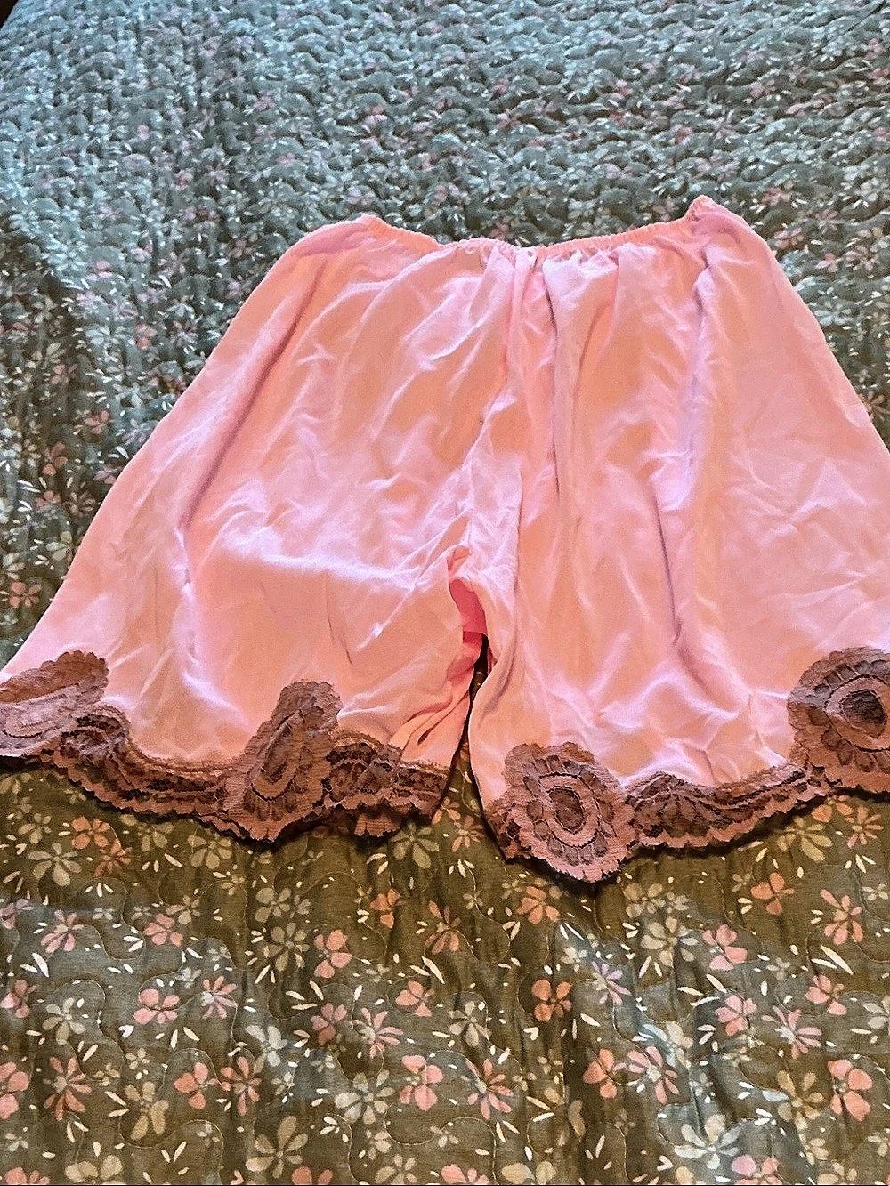 Sweet 1960’s Vintage Granny Panties Bundle of 3 Nylon Lace Trim Panties 7 Like N - Picture 2 of 13